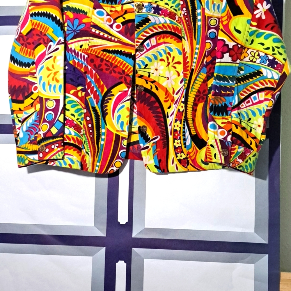 BFA Classics Jacket Size 1X Color is Multicolor